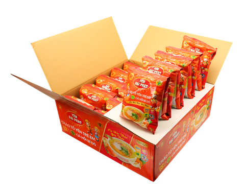  Cháo tổ yến trẻ em Cá hồi bí đỏ - YẾN ĐẠI PHÁT 