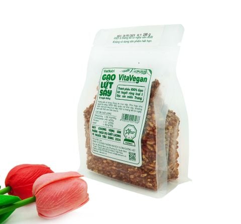  Gạo Lứt Huyết Rồng Sấy Rong Biển Đặc Sản Miền Trung VitaVegan - OEM 