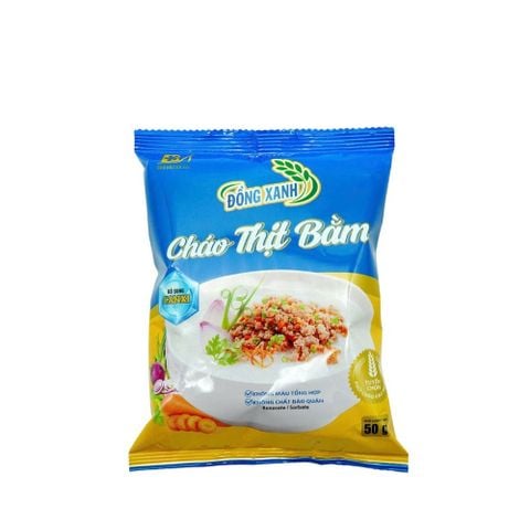  Cháo Thịt Bằm Canxi Đồng Xanh - Thùng 50 gói 