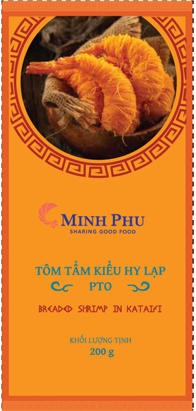  Tôm Tẩm Kiểu Hy Lạp - PTO - VM BRD - Khay 200g 