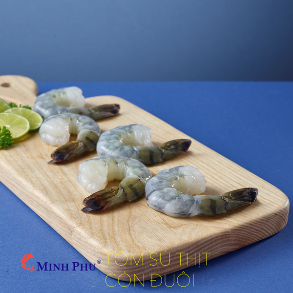  Tôm Sú Thịt Còn Đuôi - BT R. PTO - Size 51/60 - Túi 1kg 