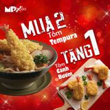  Mua 2 Tôm Tempura Tặng 1 Tôm Cánh Bướm 