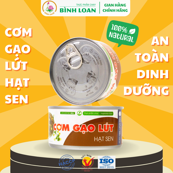  CƠM GẠO LỨT HẠT SEN - 200 Gram 