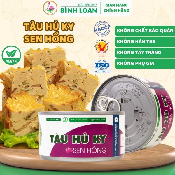  TÀU HỦ KY SEN HỒNG - 1 Thùng (24 hộp) 