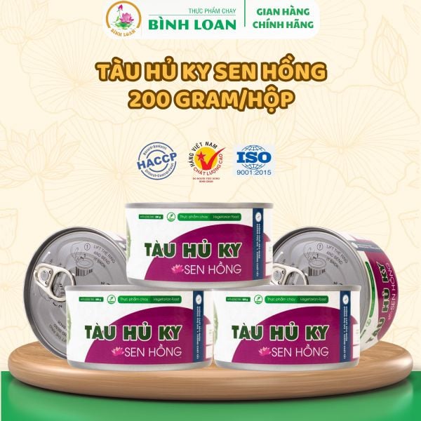  TÀU HỦ KY SEN HỒNG - 1 Thùng (24 hộp) 