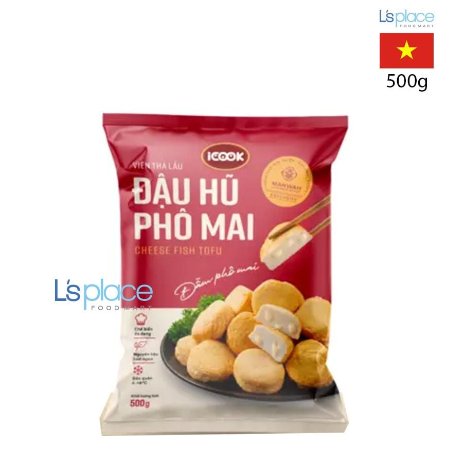 Icook Viên thả lẩu đậu hũ phomai