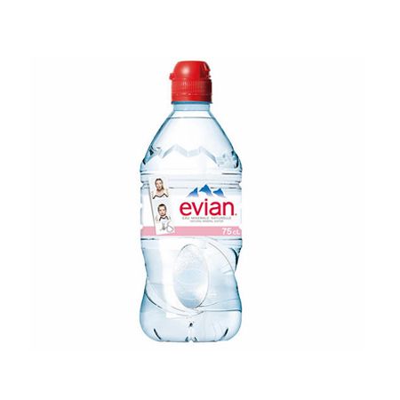 Evian Nước khoáng với nắp thể thao