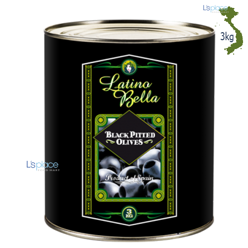 Latino Bella Oliu đen tách hạt (Can to)