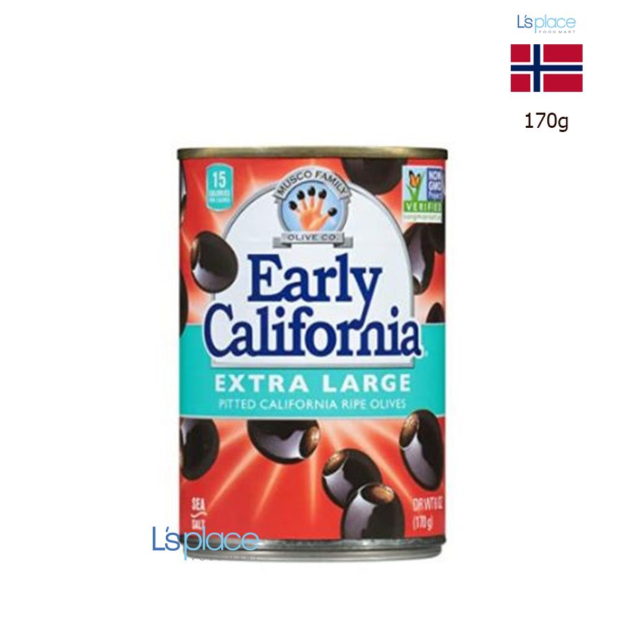 Early California Oliu đen tách hạt quả cỡ lớn