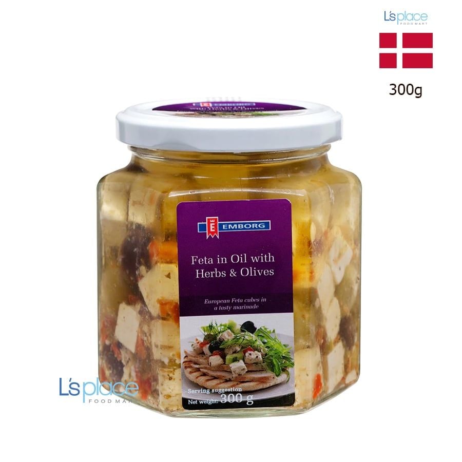 Emborg Phomai Feta lọ thủy tinh