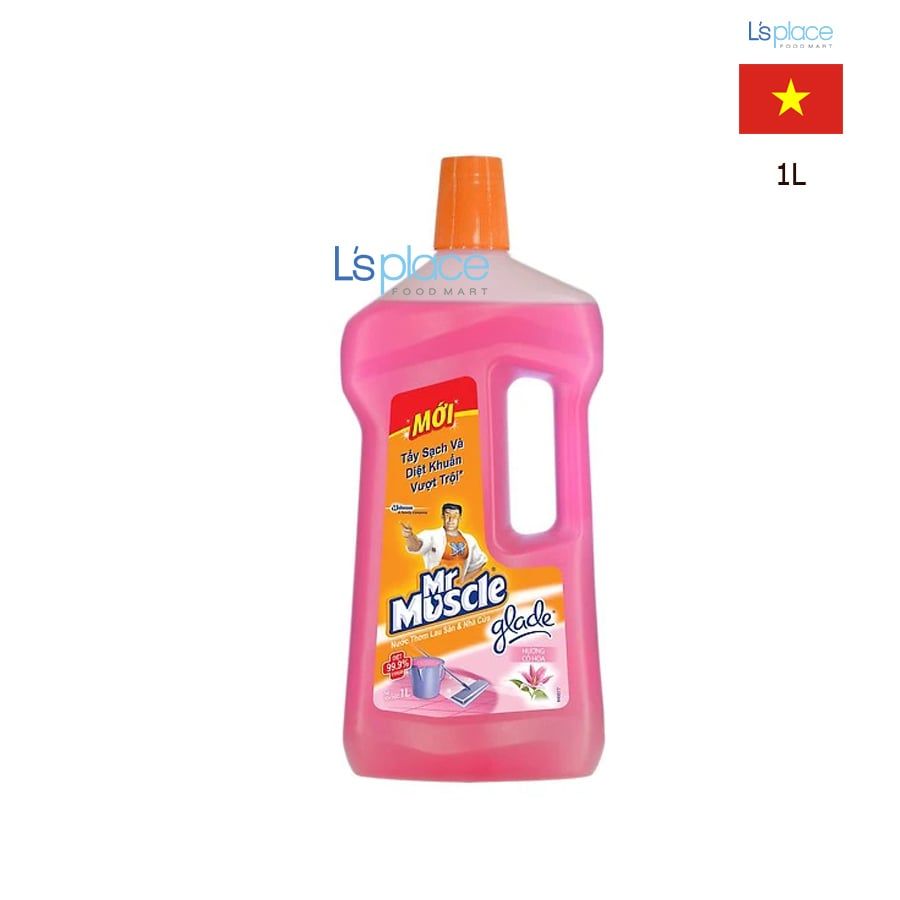 Mr Muscle Nước lau sàn hương Cỏ hoa