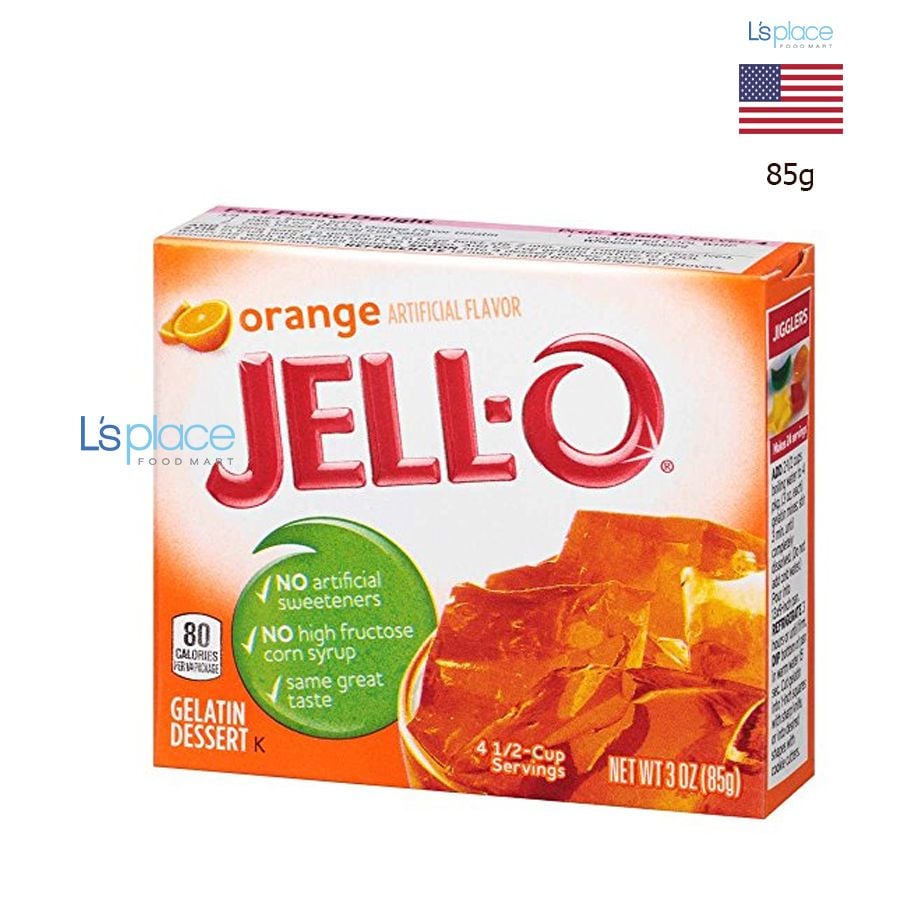 Jell-O Bột thạch vị cam