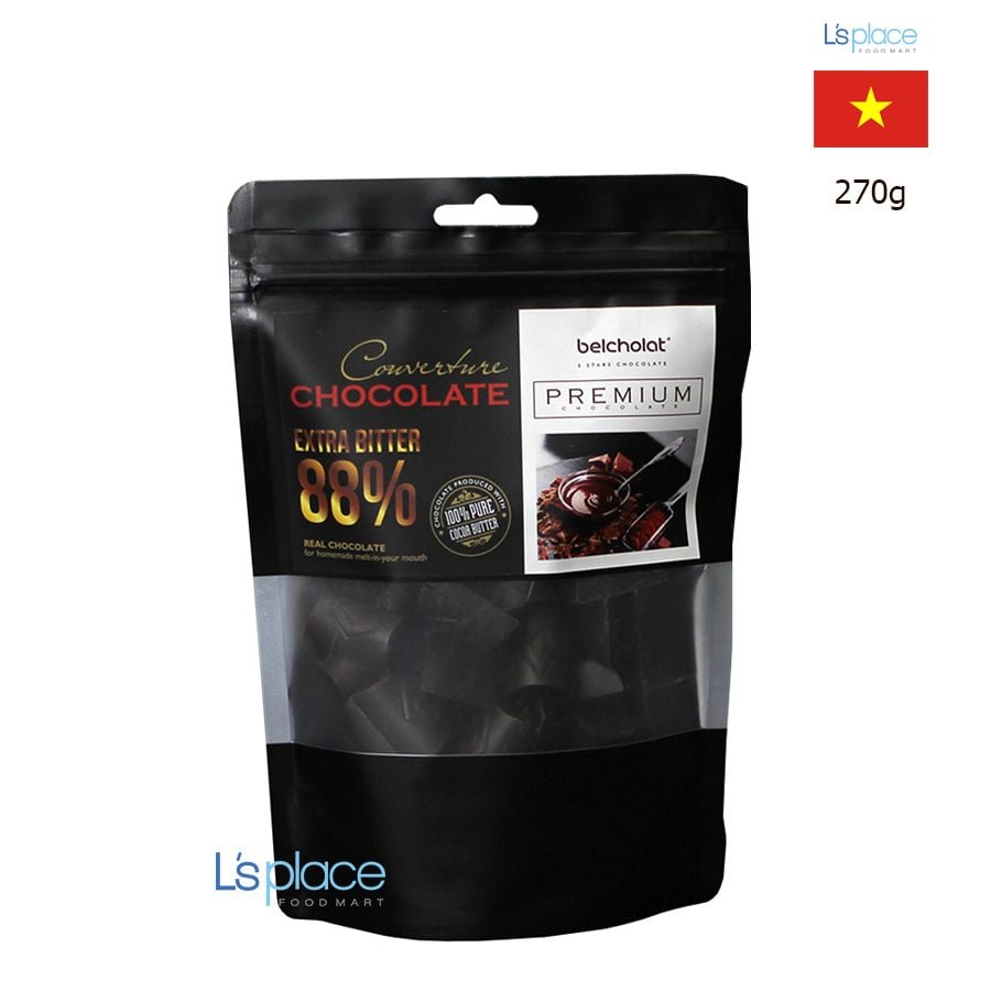 Belcholat Sô cô la đắng gắt 88% cacao
