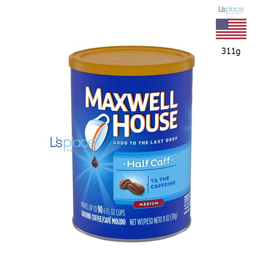 Maxwell House Cà phê xay lọc một nửa caffein