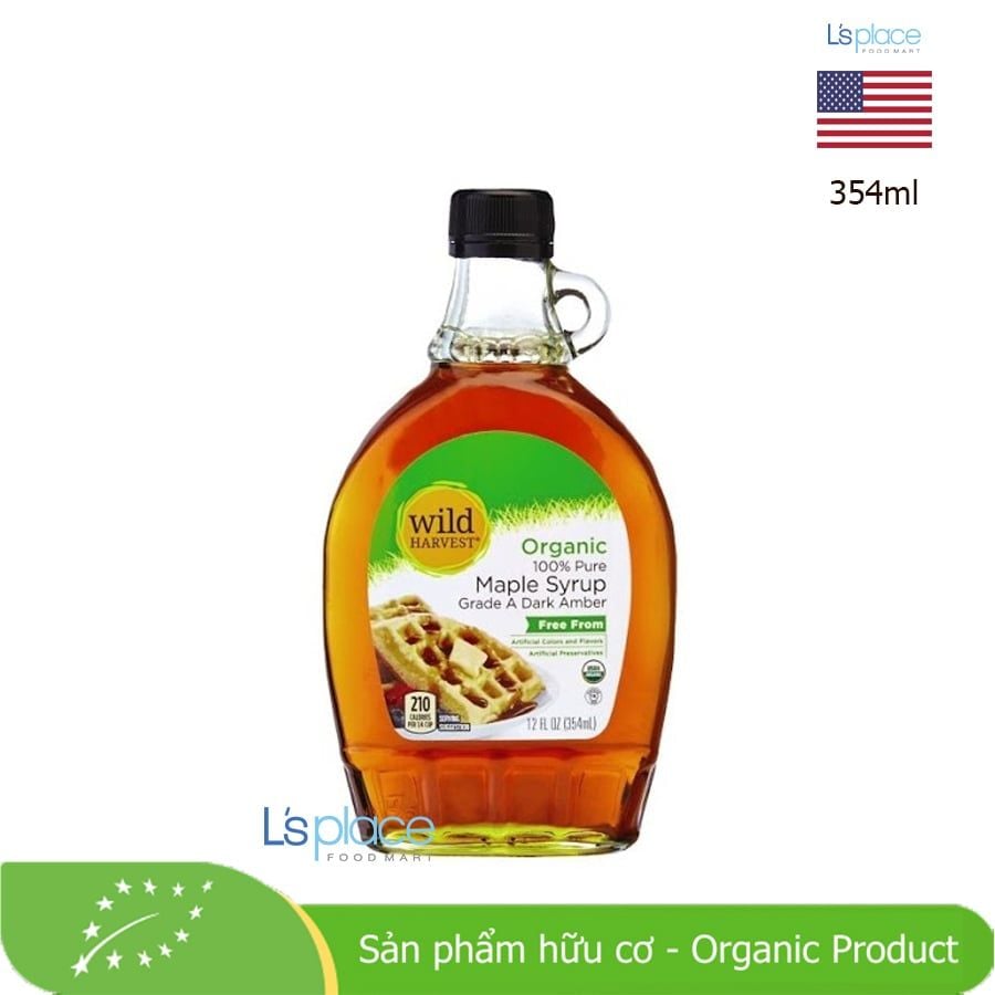 Wild Harvest Siro lá phong hữu cơ