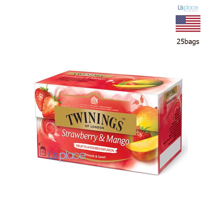 Twinings Trà túi lọc vị dâu xoài