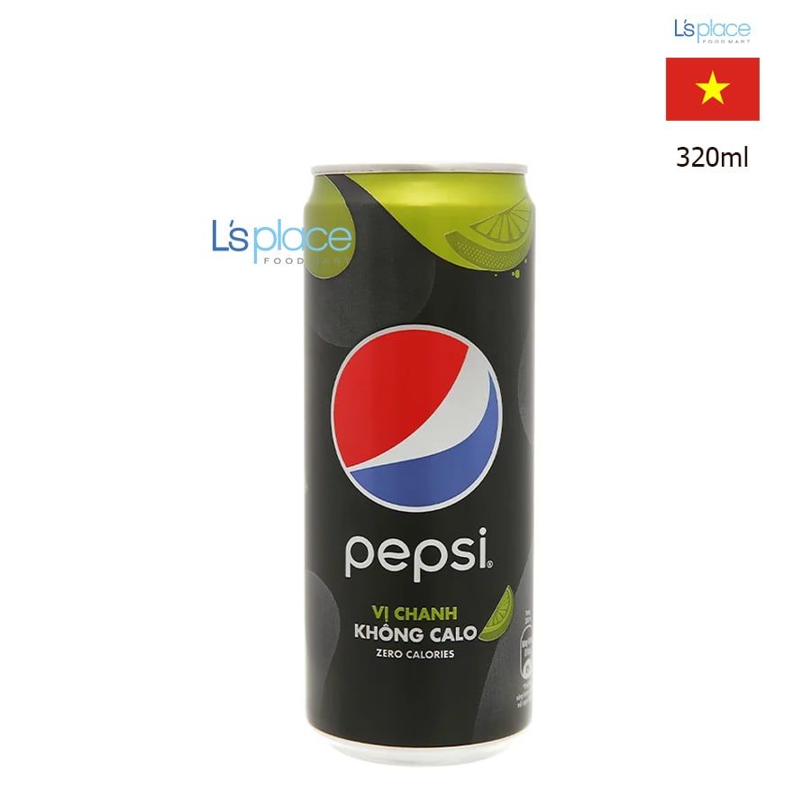 Pepsi zero calories vị chanh