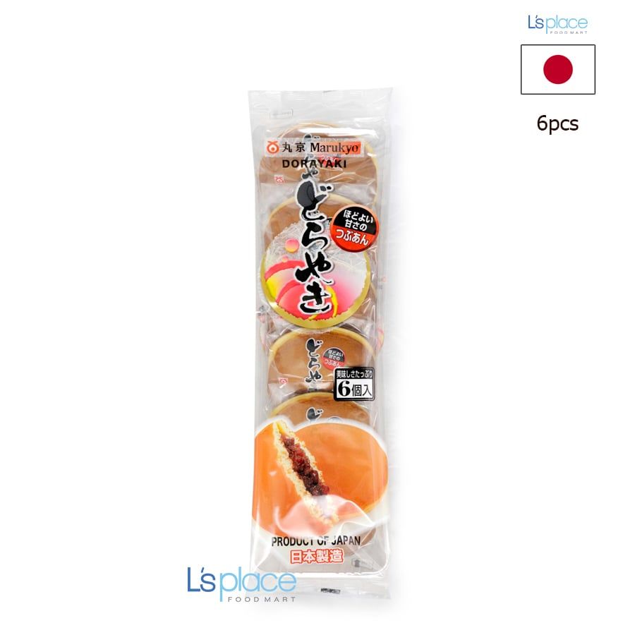 Marukyo Bánh Pancake Dorayaki nhân đậu đỏ vị nguyên bản