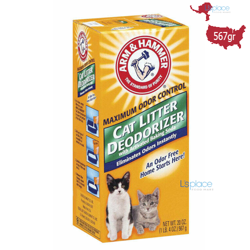 Arm & Hammer Bột khử mùi cát mèo với Baking soda