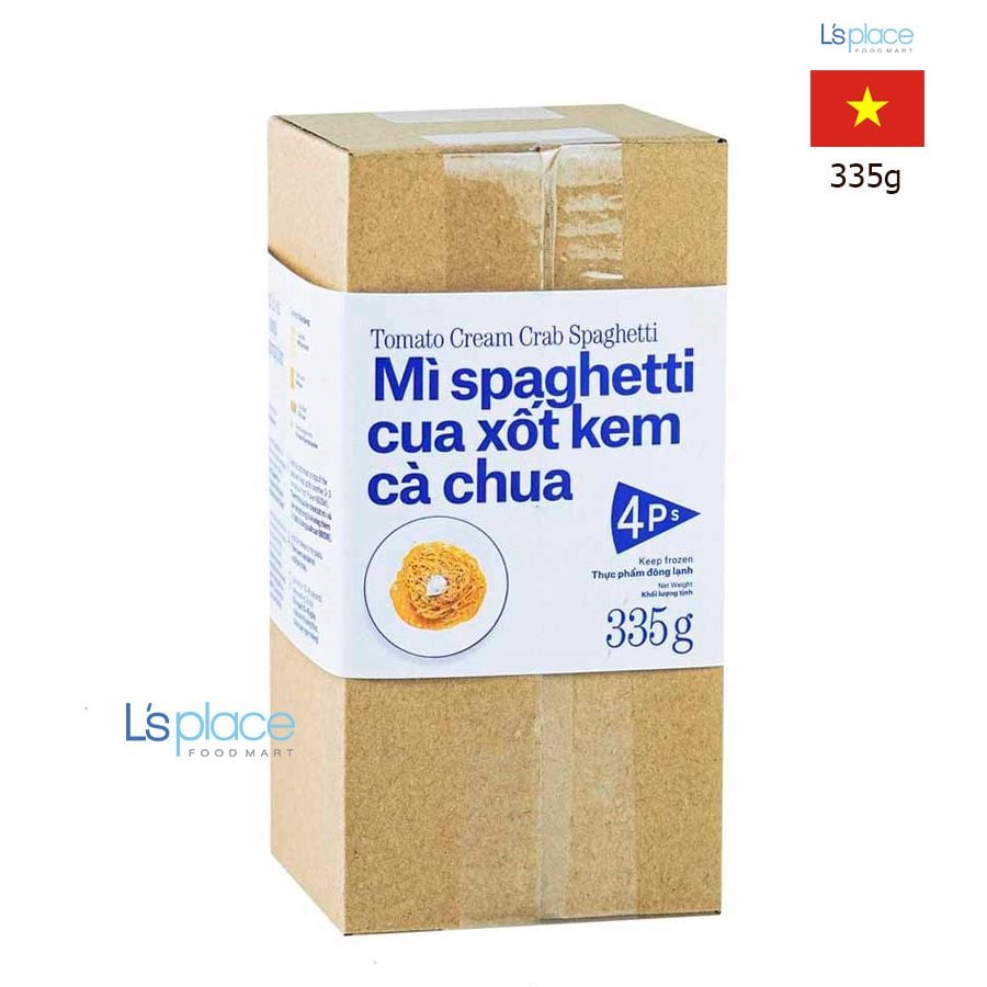 4P's Mỳ spaghetti cua xốt kem cà chua