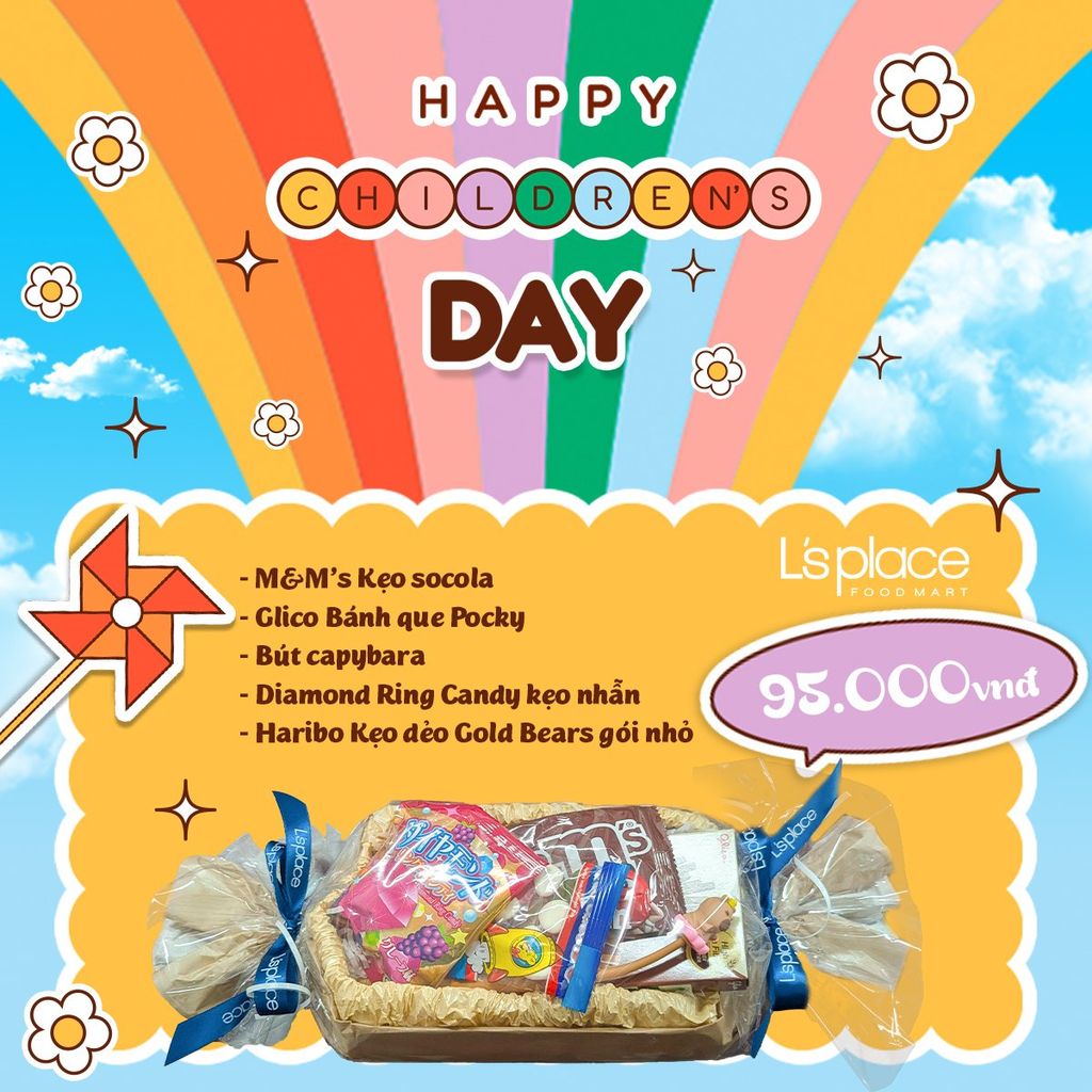 Set kẹo Thiếu nhi màu nâu