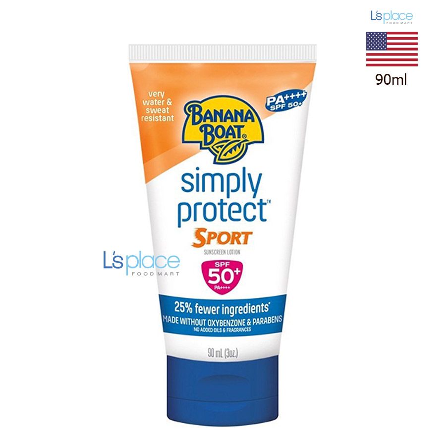 Banana Boat Kem chống nắng Simply Protect Sport SPF 50