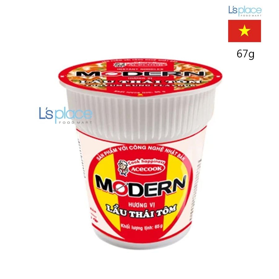 Acecook Mì cốc Modern vị lẩu Thái tôm