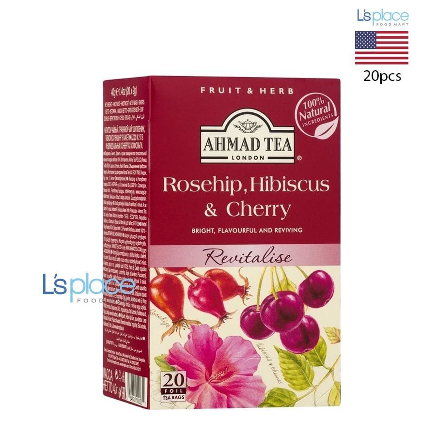 Ahmad Trà thảo mộc hoa tầm xuân anh đào Hibicus