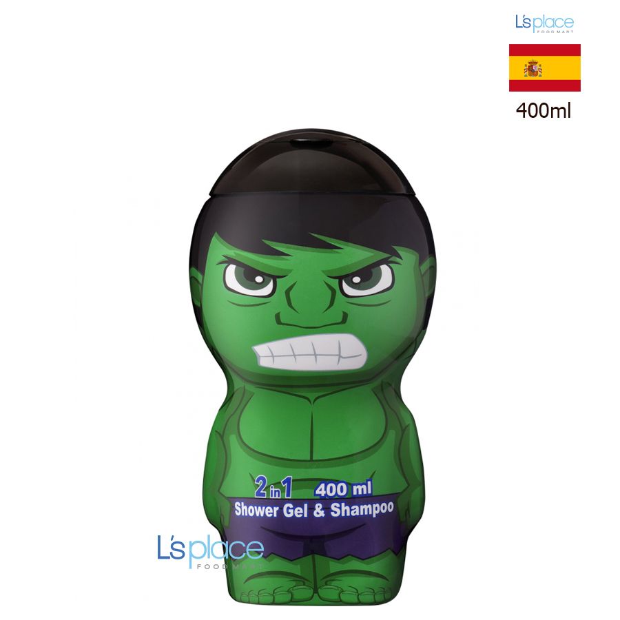Air-val Tắm gội trẻ em 2 trong 1 hình Hulk 2D