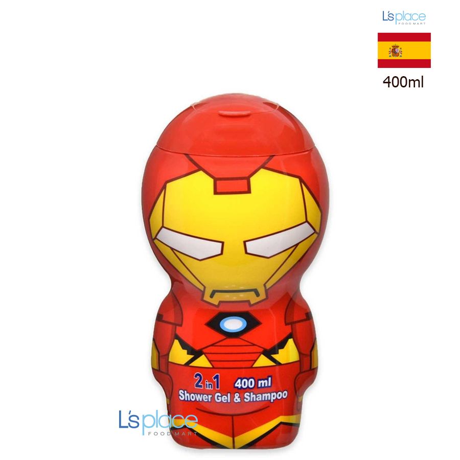 Air-val Tắm gội trẻ em 2 trong 1 hình Iron Man 2D