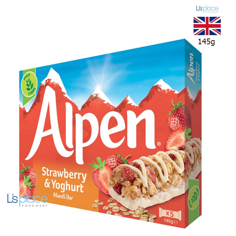Alpen Thanh ăn sáng Dâu tây và sữa chua