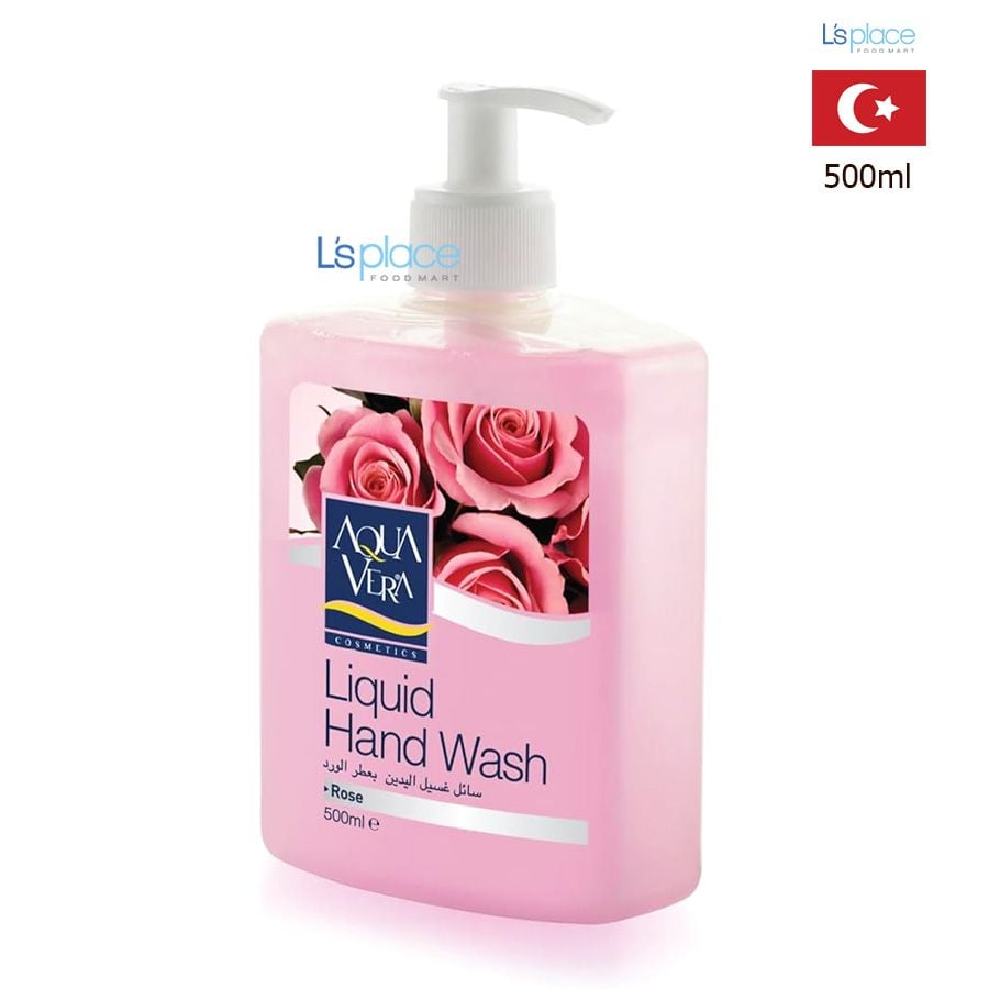 Aqua Vera Nước Rửa Tay Hương Hoa Hồng