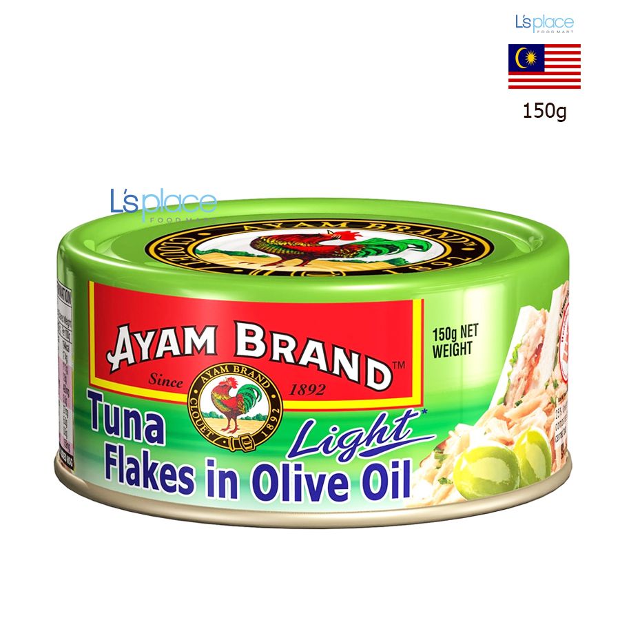Ayam Brand cá ngừ vụn ngâm dầu Ô liu nhạt