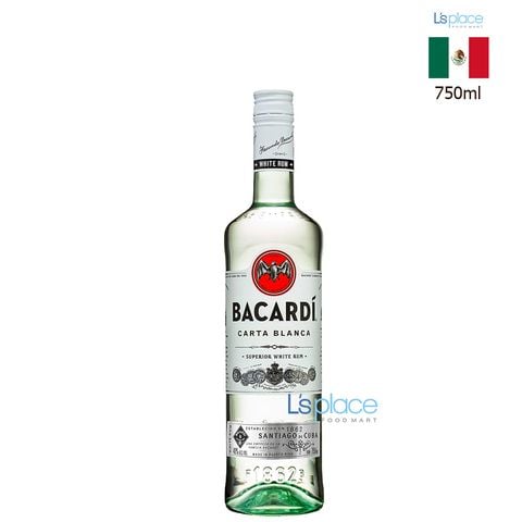 Bacardi Rượu Rum trắng Carta Blanca Superior