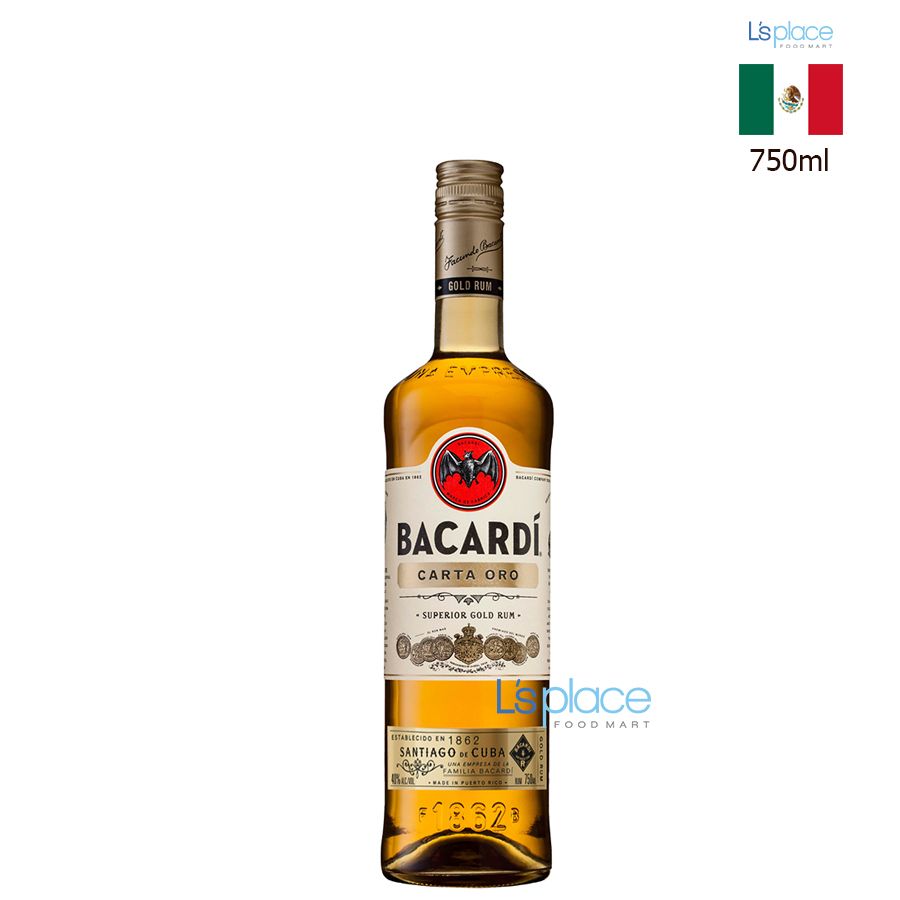Rượu Rum Bacardi Carta Oro