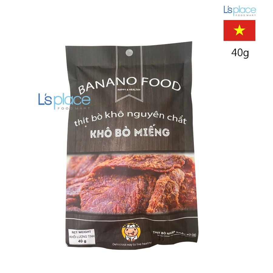 Banano Food San Hao thịt bò khô nguyên chất