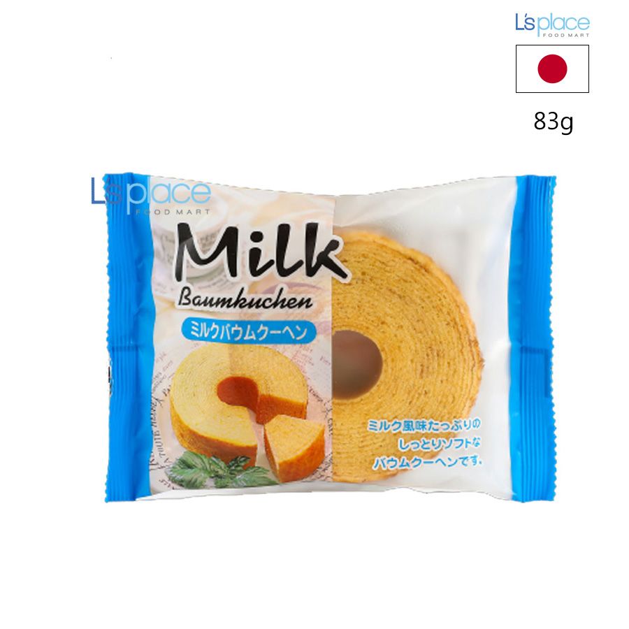 Taiyo Bánh cuộn Baumkkuchen vị sữa