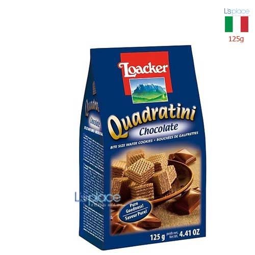 Loacker Bánh xốp Quadratini Chocolate