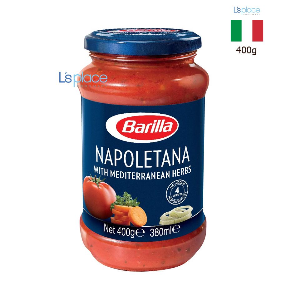 Barilla Xốt mỳ kiểu Neapolitan hũ lớn