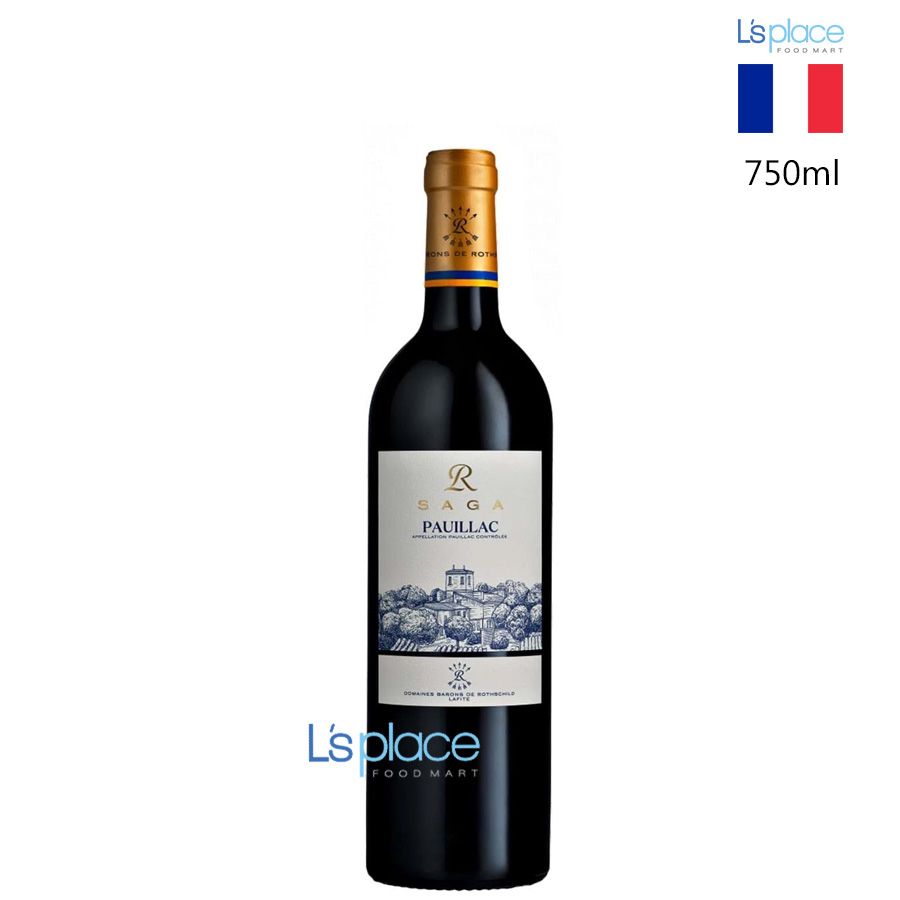 Baron de Rothschild Vang đỏ Saga R Pauillac