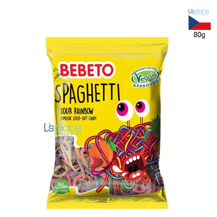 Bebeto Kẹo dẻo Spaghetti Cầu vồng