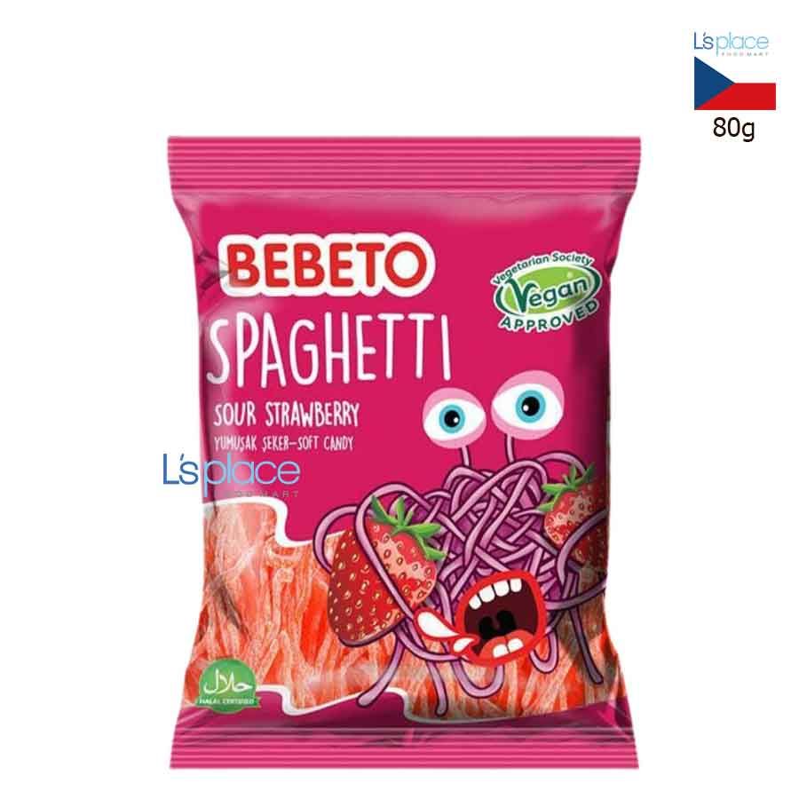 Bebeto Kẹo dẻo Spaghetti vị dâu