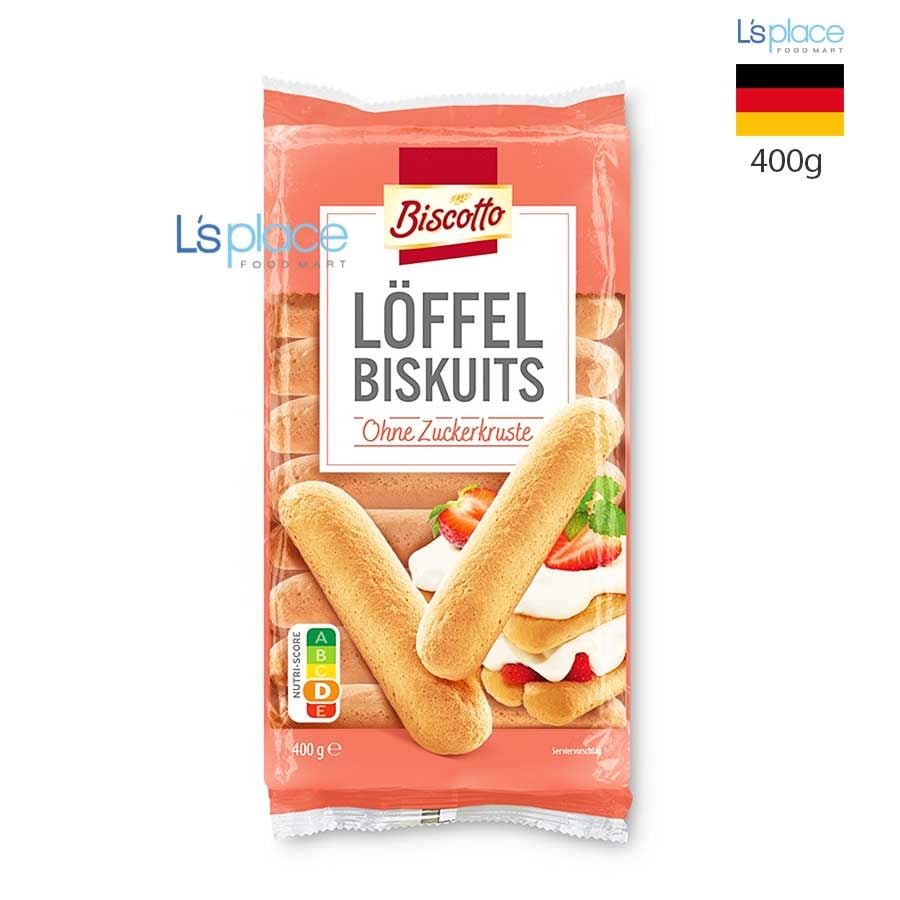 Biscotto Bánh quy Ladyfinger không rắc đường