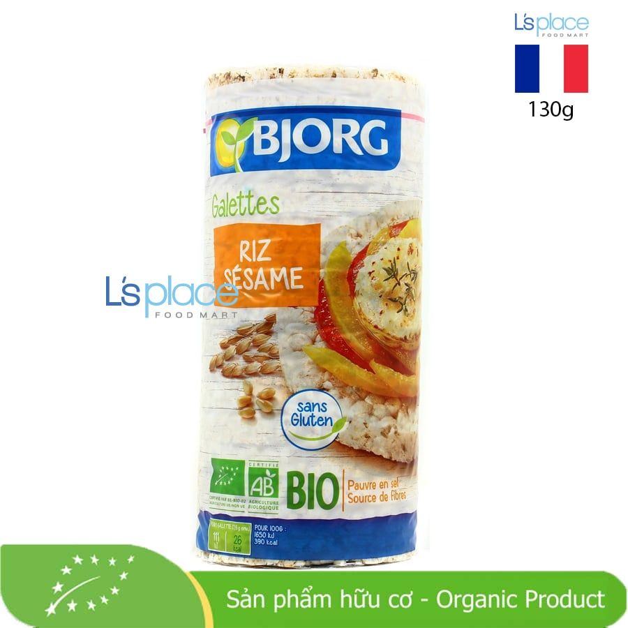 Bjorg Bio Bánh gạo vừng hữu cơ