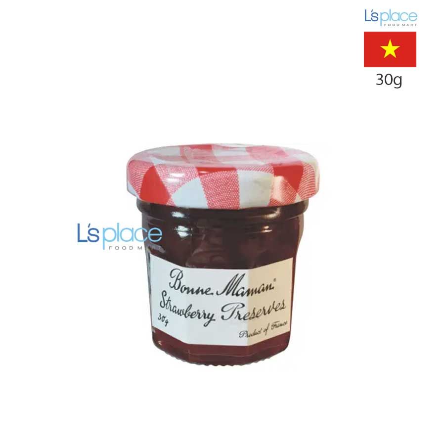 Bonne Maman Mứt dâu tây hũ mini
