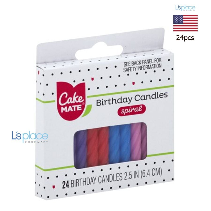 Cake Mate Nến sinh nhật dạng xoắn 6.4cm