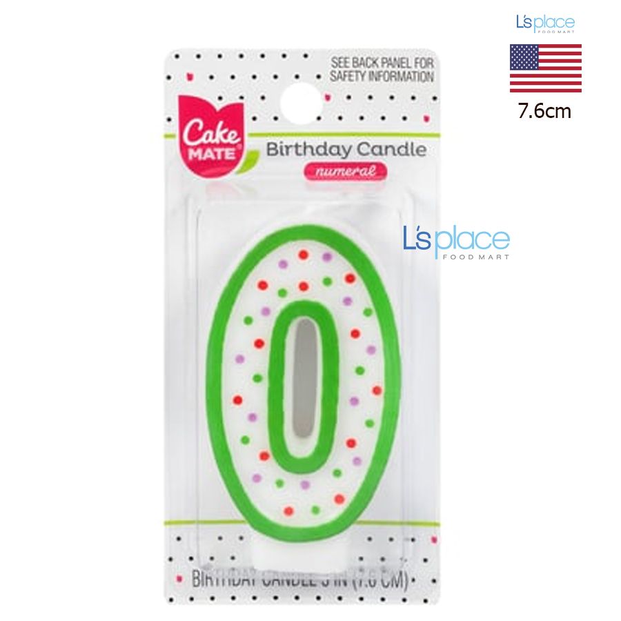 Cake Mate Nến sinh nhật số 0