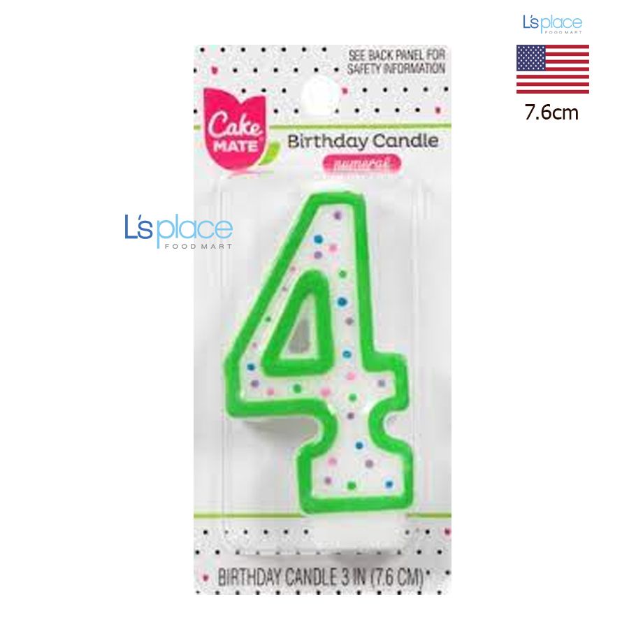Cake Mate Nến sinh nhật số 4