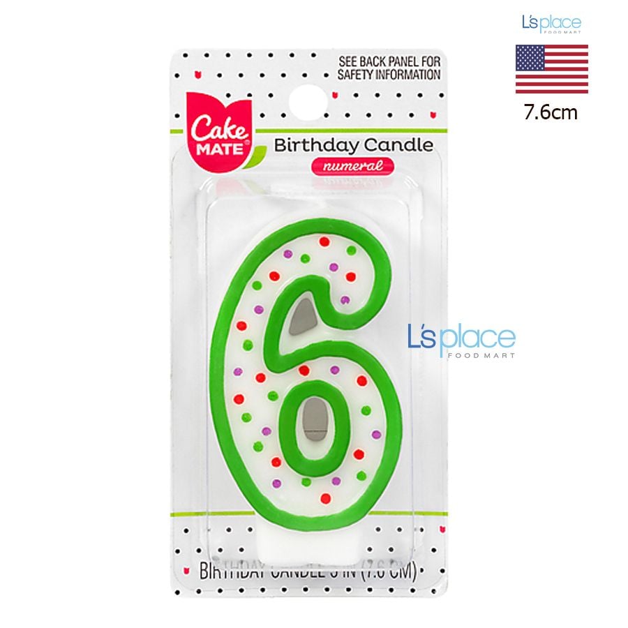 Cake Mate Nến sinh nhật số 6