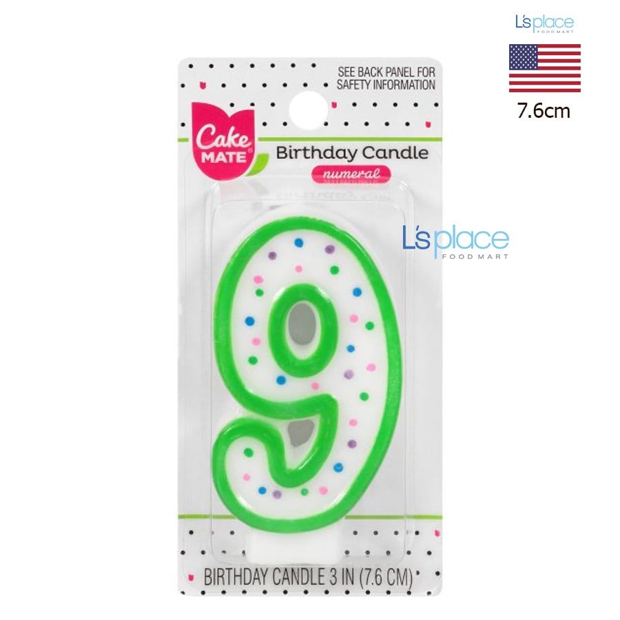 Cake Mate Nến sinh nhật số 9